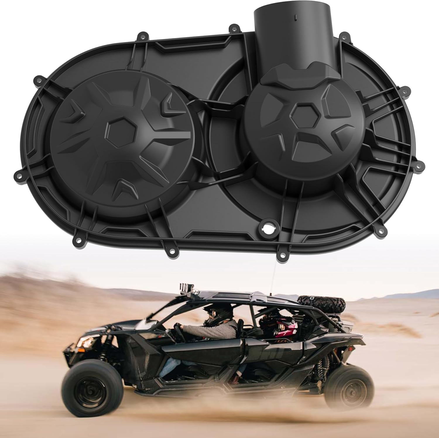 SAUTVS CVT Clutch Cover Variator Clutch Housing Outer for Can-Am Maverick X3 Max 2017-2024 Accessories, Replace #420212508 image number 1