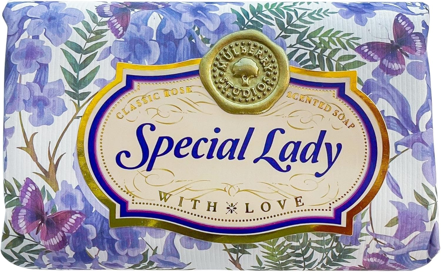 Special Lady - Gift Soap Bar Rose Scented Personalised Flower Design Present 113G