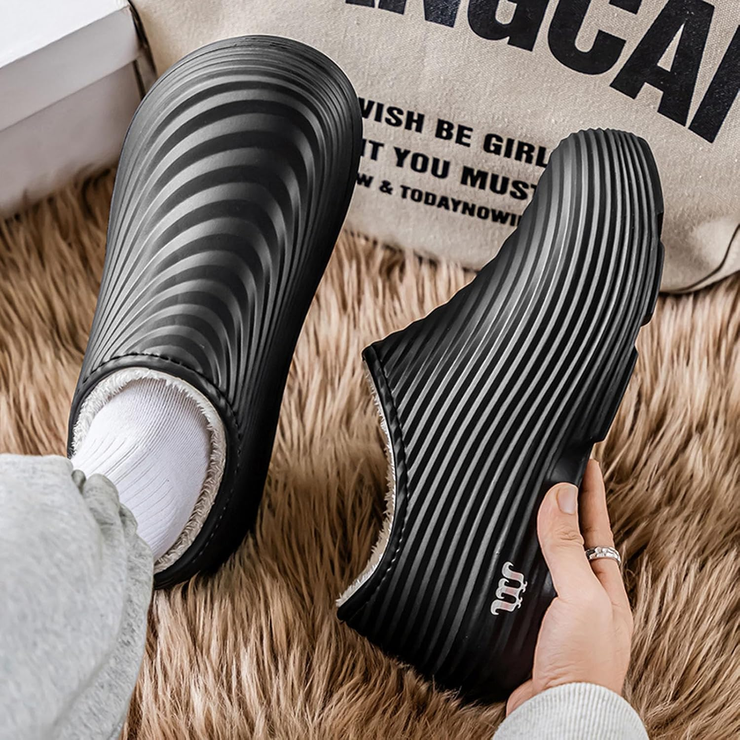 Ihinzry Chef Clogs for Mens Non-Slip Waterproof Oil-Proof Kitchen Shoes - Solid Work Clogs for Restaurant Staff, Lightweight Comfort Slip Resistant Professional Food Service Footwear​ image number 5