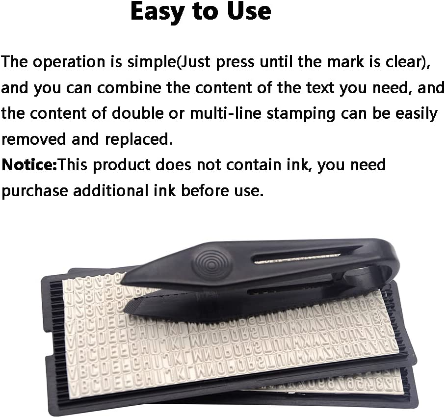 Tophomer Personalised Name Stamp, 5 Line Self-Inking Label Stamp, 59 X 23Mm Custom Phrase Dater Message Address Text Stamp, Business Office Teacher Stamp image number 1