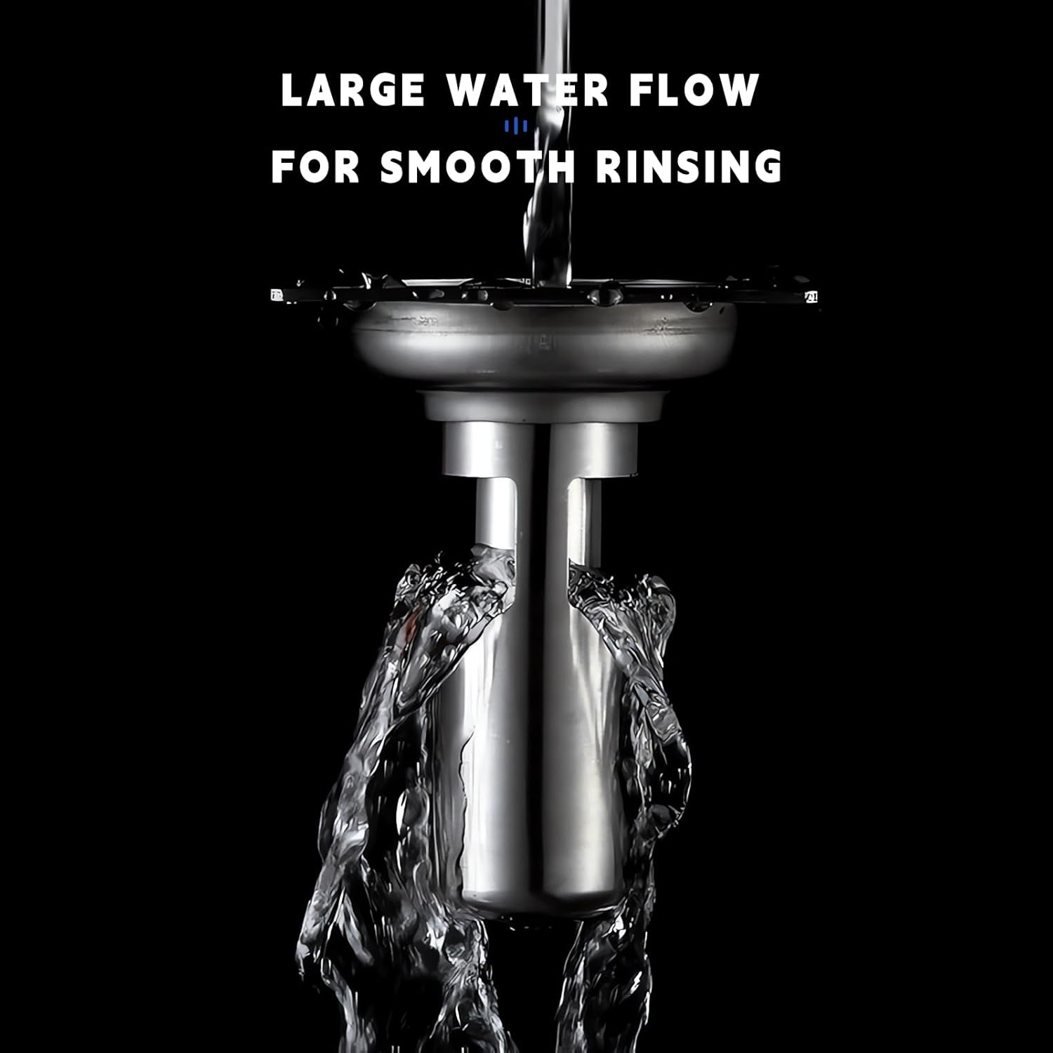 Qruilantu Odor Proof Floor Drain，Shower Floor Drain Backflow Preventer，304Stainless Steel Drain Filter，Prevent Backflow, Prevent Anti-Odor Dispersion in Bathroom and Kitchen(Depth 3.3'')