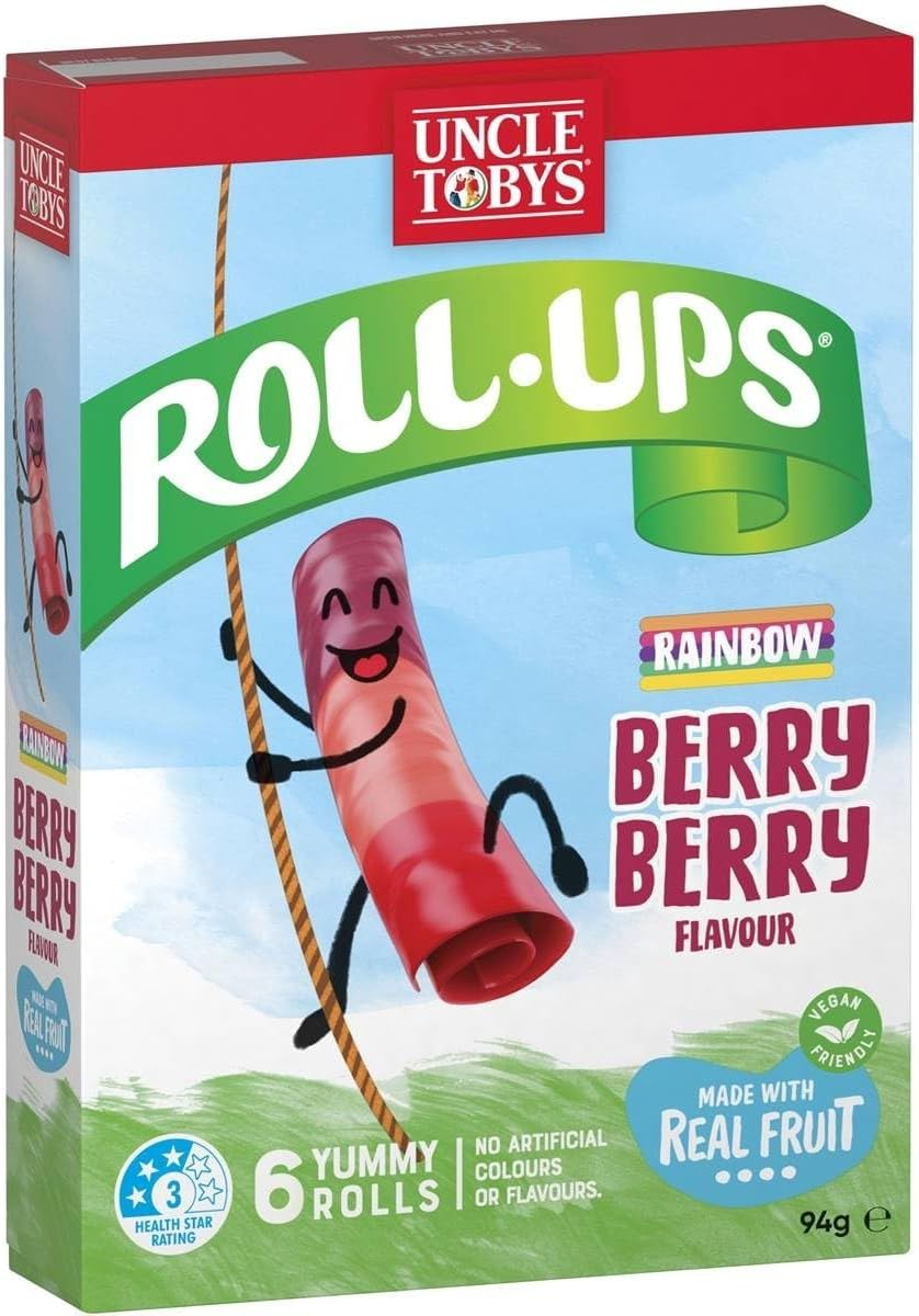 Uncle Toby'S Rainbow Berry Roll-Ups 94 G image number 2
