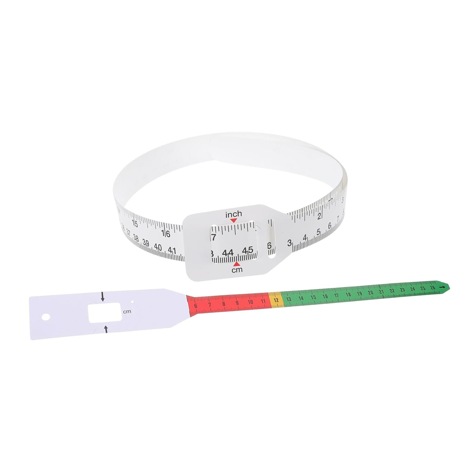 HOMSFOU Baby Head Circumference Measuring Ruler, 24Inch Head Measuring Tape, PP Plastic Infant Head Circumference Tape 26Cm+60Cm image number 3