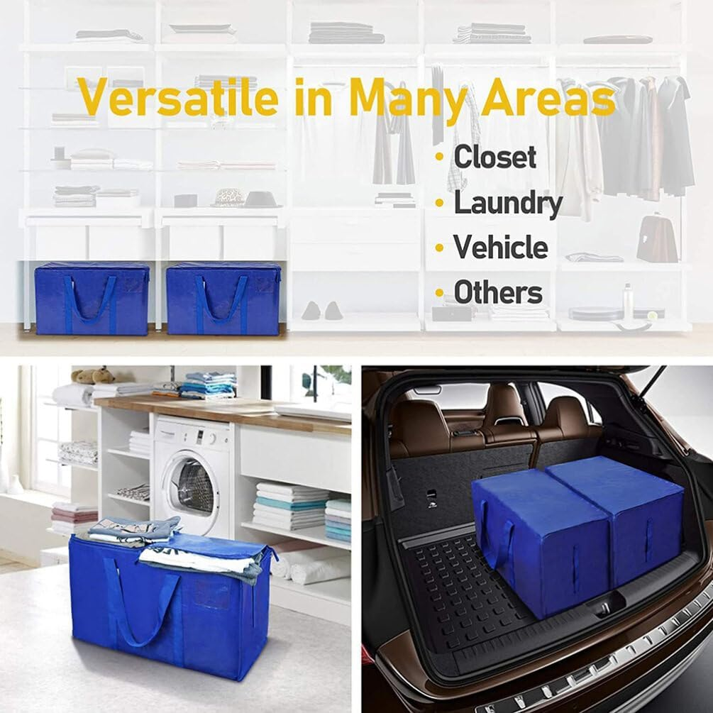 SOLUSTRE Luggage Bag for Travel Storage Bag Zipper Large Capacity Organizer for Clothes Bedding Camping image number 5