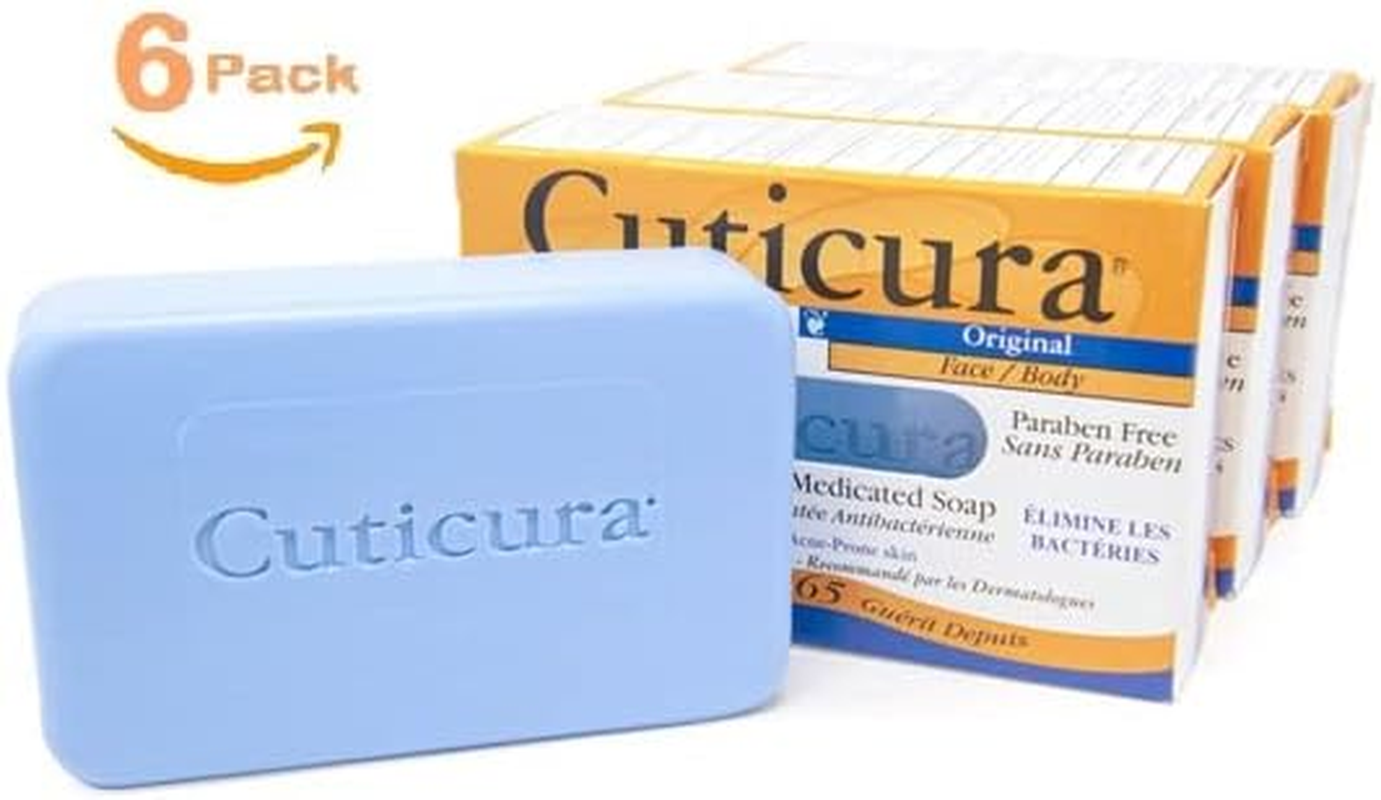 Cuticura Medicated Anti-Bacterial Bar Soap, Original Formula, 90Ml Bar (Pack of 6) image number 3