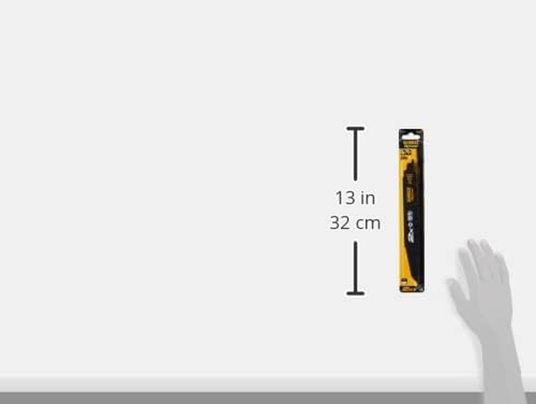 Dewalt DT2307L-QZ Bimetal Reciprocating Blades (5 Piece), 8.98" image number 2