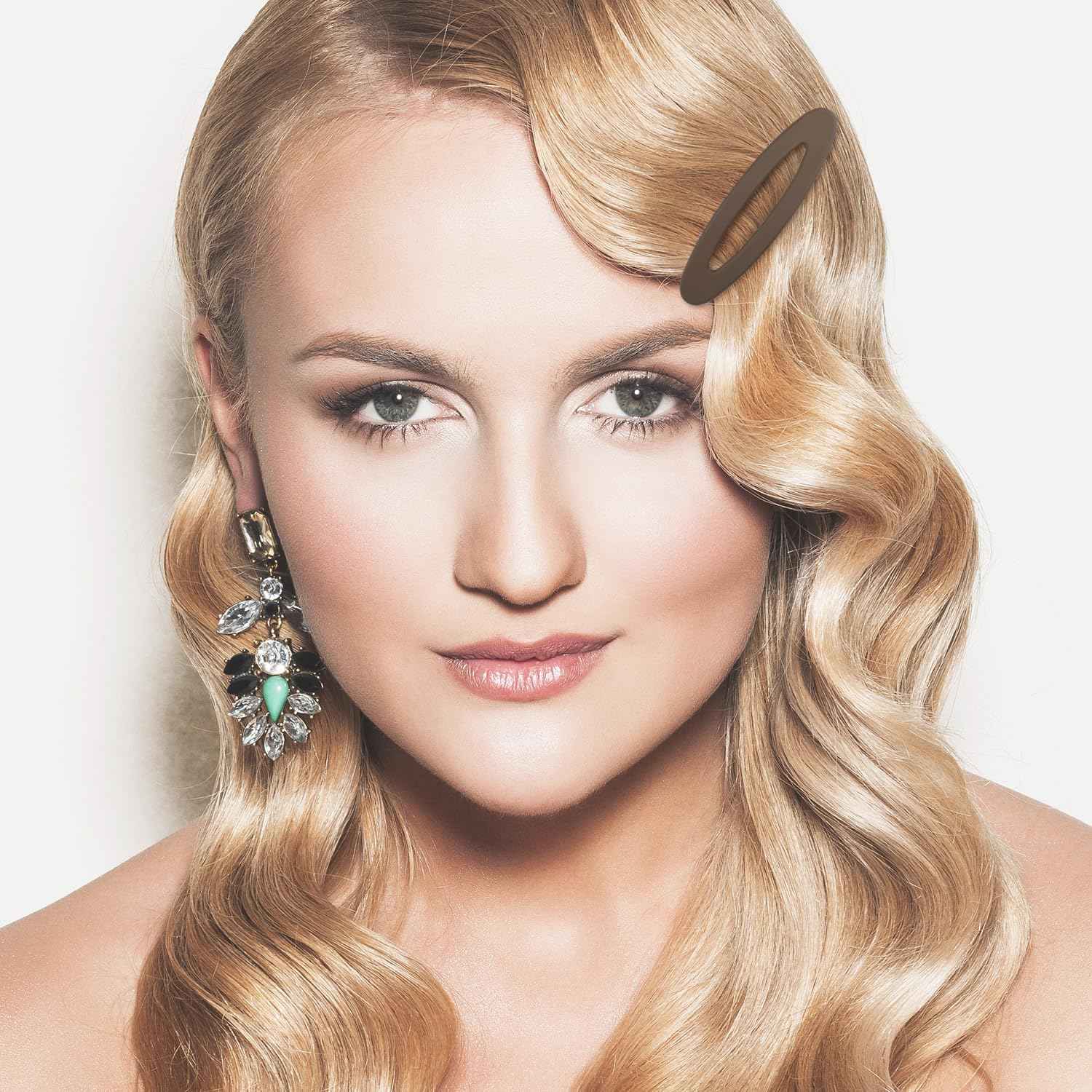 4PCS Snap Hair Clips for Women,Matte Snap Clips for Hair,Snap Hair Barrettes for Girls,Hair Pins for Girls, Medium Barrettes Hair Accessories (9CM) image number 2