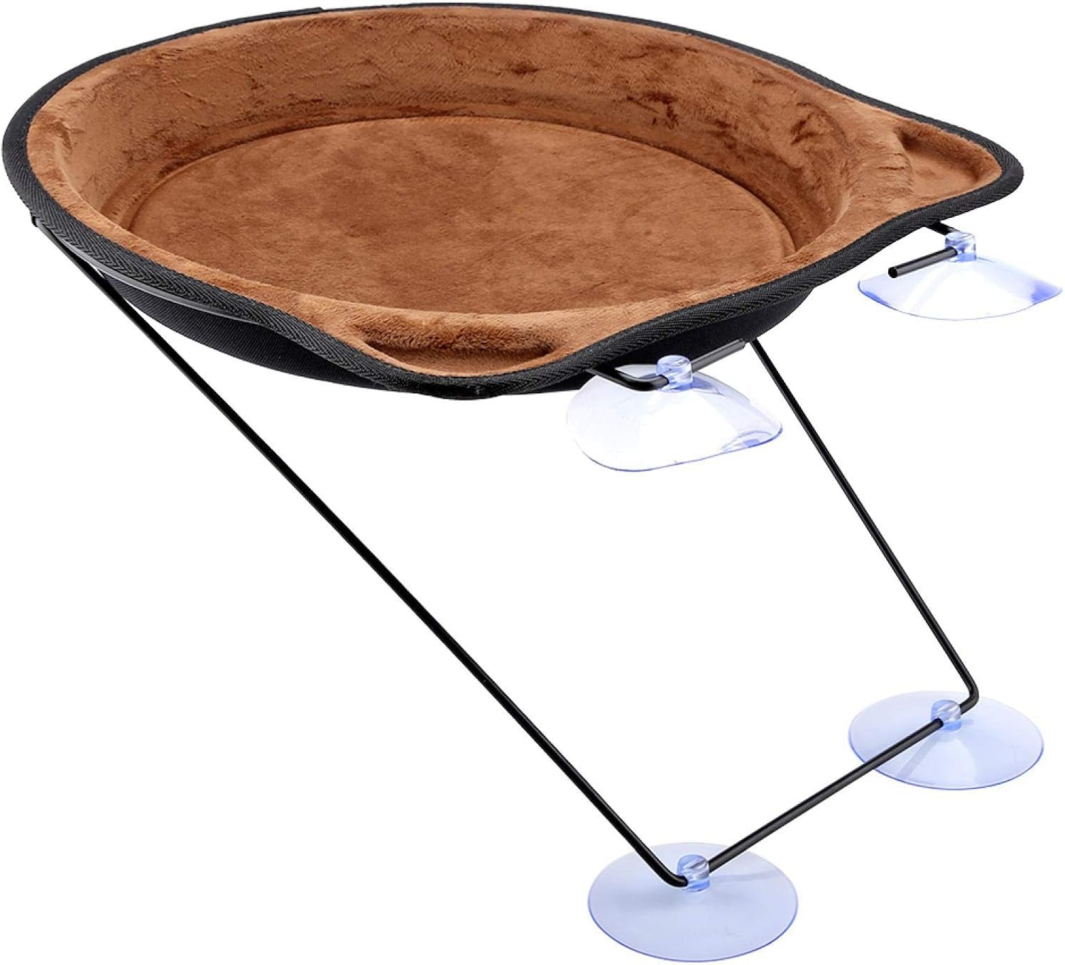 Naroote Wosune Pet Hanging Nestw, Bed Window Suction Cup Hanging Nest Suction Cup Window Sill Hammock for Cat Bed for Window Cat Bed for Pet Bed for Cat Hammock (Brown) image number 6