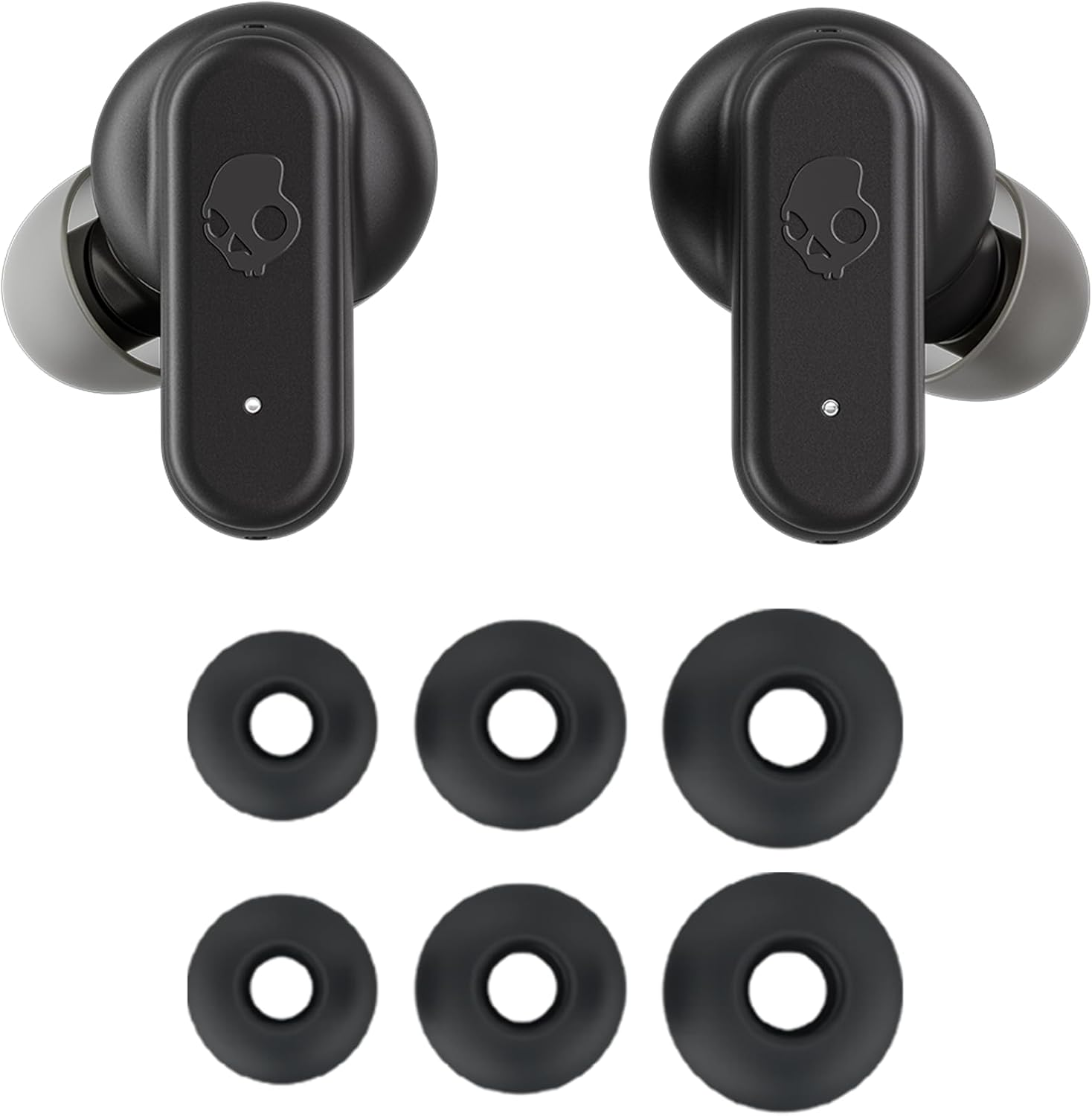 Skullcandy Dime Evo In-Ear Wireless Earbuds, 36 Hr Battery, Microphone, Works with Iphone Android and Bluetooth Devices - Preppy Summer Resort image number 3