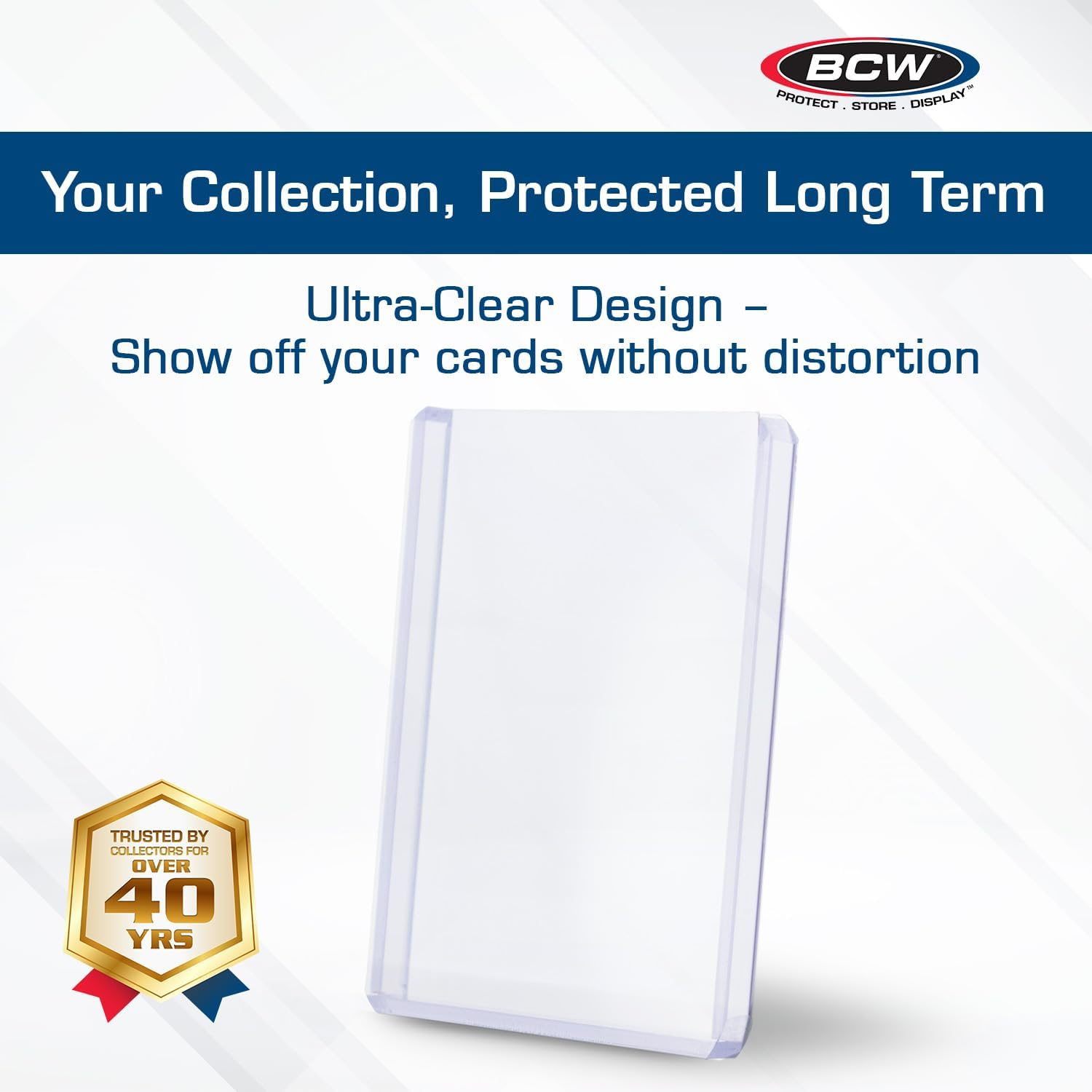 BCW Supplies 240 Pt. Thick Card Topload Holder (10 Count Pack) image number 6