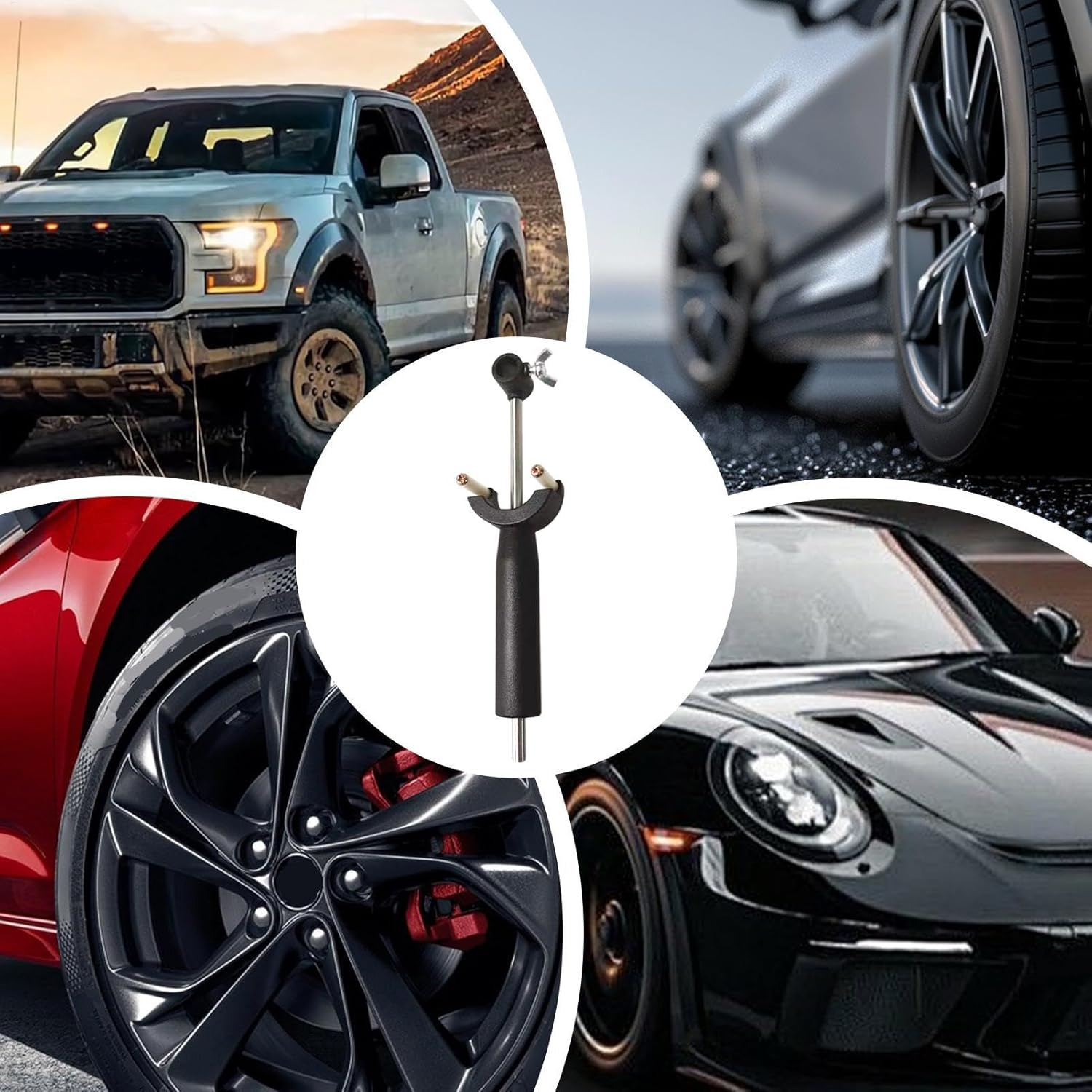 Wheel Marking Gauge, Adjustable Wheel Scriber, Auto Body Tools, Car Repairing Scriber, Wheel Arch Tools, Adjustable Car Repair Tools, Auto Body Equipment, for Family, Friends, Home