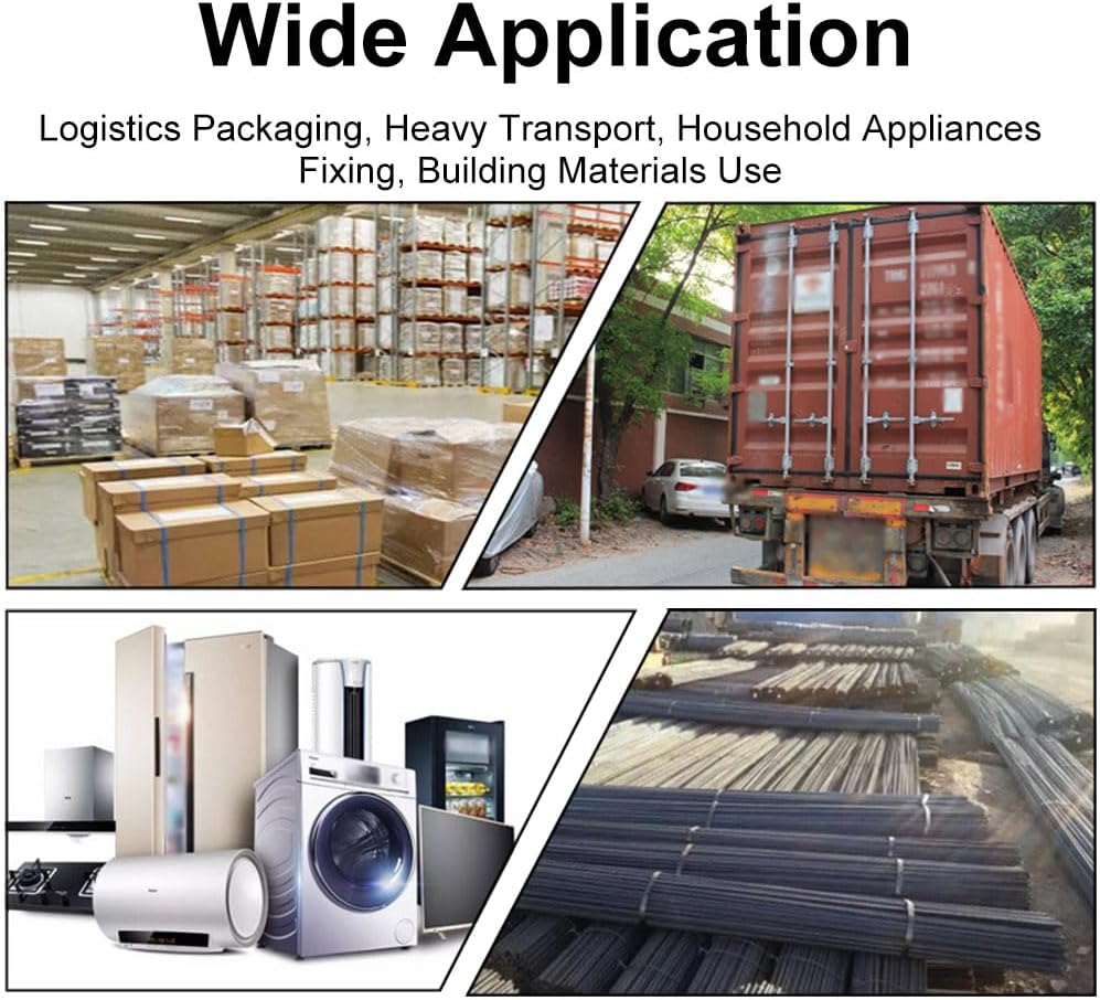 Fiberglass Filament Tape, Reinforced Fiberglass Packing Tape Heavy Duty Transparent Strapping Tape for Packing, Repairing, Fixing (20Mm X 50M) image number 3