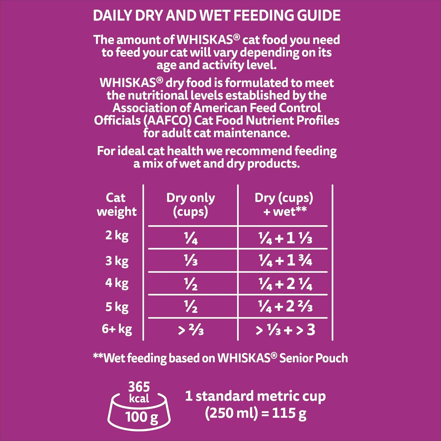 Whiskas Tuna and Sardine Adult 7+ Dry Cat Food 800 G Bag, 6 Pack image number 6