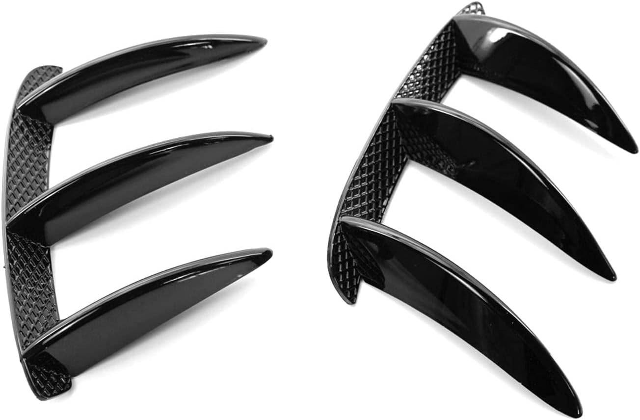 RAYWE 1 Pair Car Rear Lip Bumper Canards Vents Replacement for Mercedes Benz W176 A200 A250 A45 AMG image number 6
