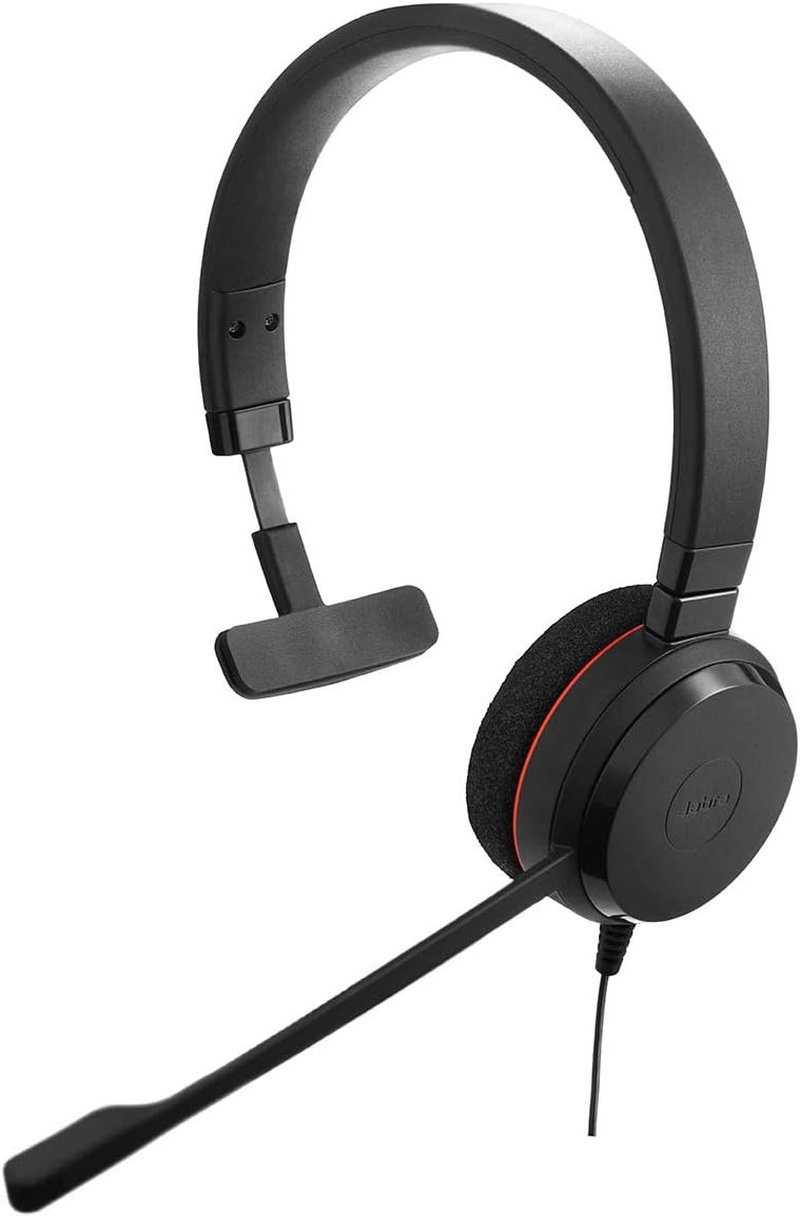 Jabra Evolve 20 Mono Noise Cancelling Headphones- Optimised for Unified Communications, Black image number 4