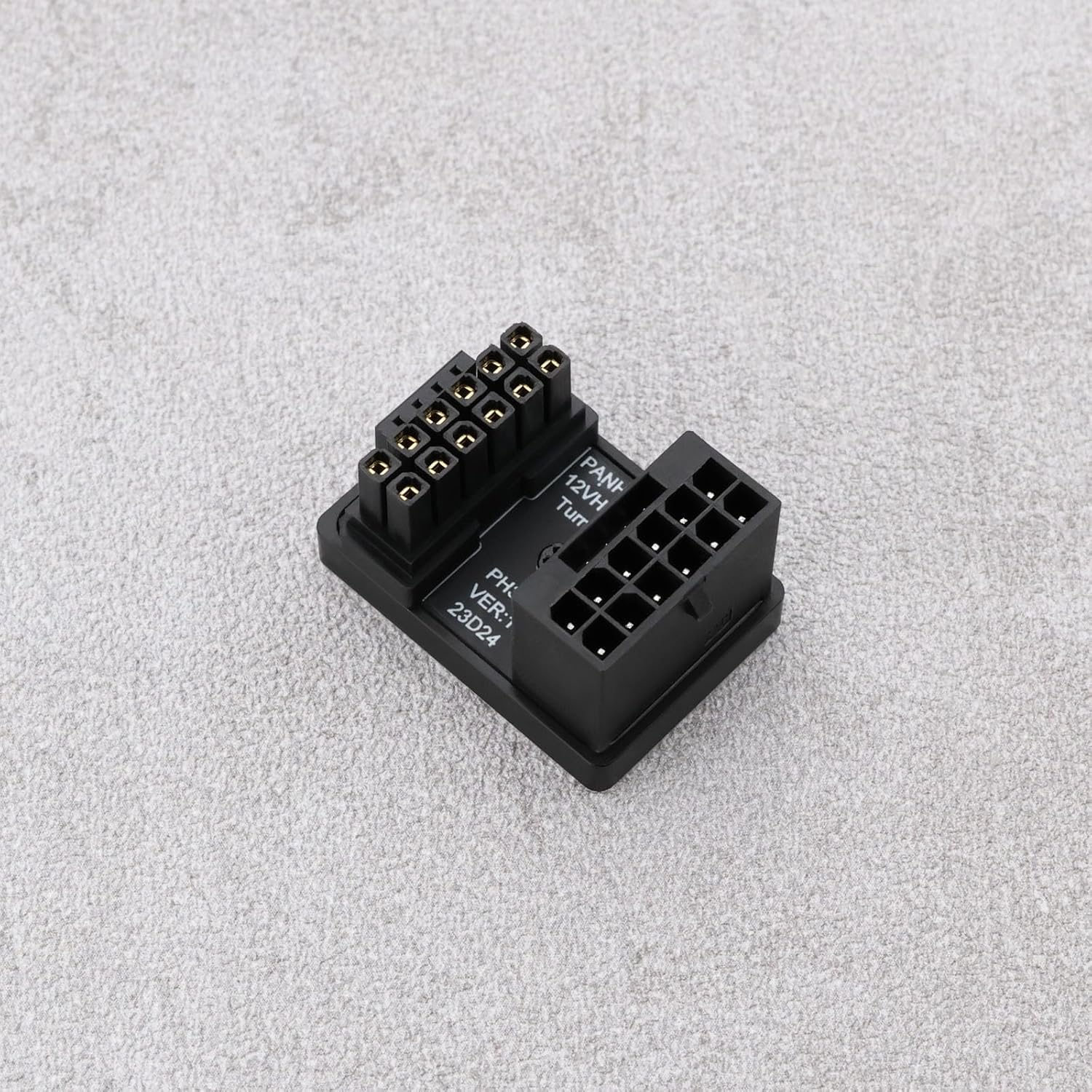 OTOTEC 1X 12VHPWR 12+4 Pin Power Adapter ATX 3.0 16 Pins GPU Pcie5.0 180 Degree Angle Power Adapter Connector 600W Compatible with RTX 4090 4080 4070Ti 3090Ti Graphic Card Type B image number 3