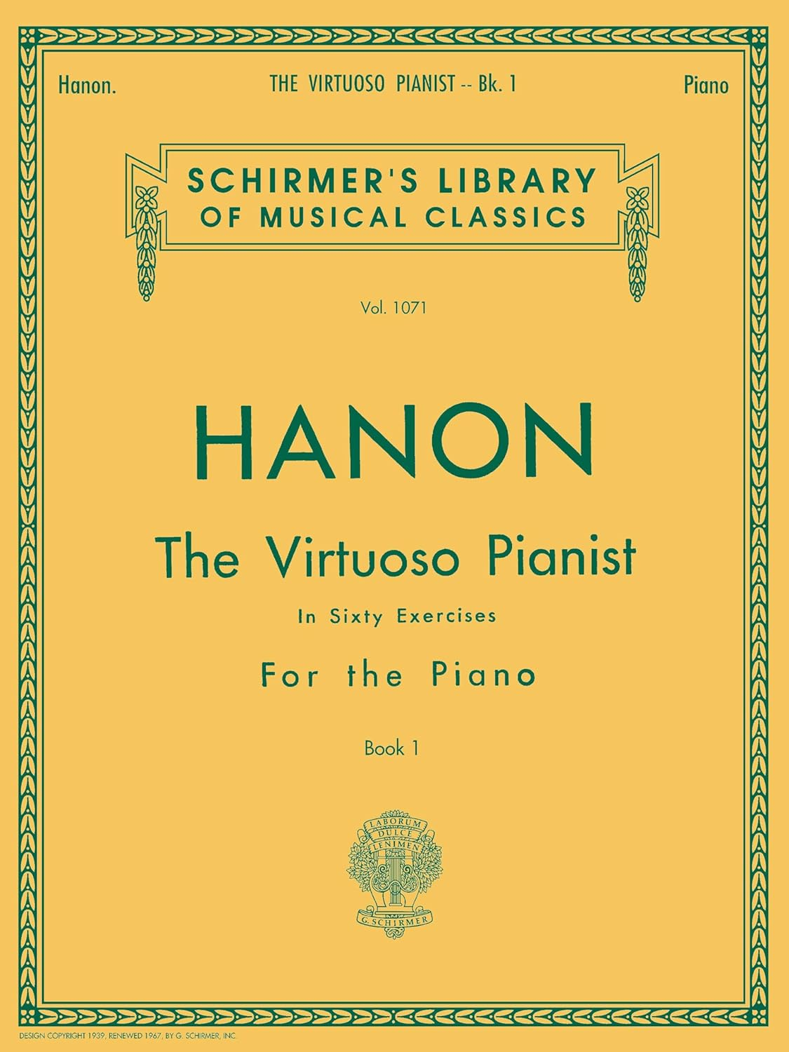 Virtuoso Pianist in 60 Exercises - Book 1: Schirmer Library of Classics Volume 1071 Piano Technique image number 1