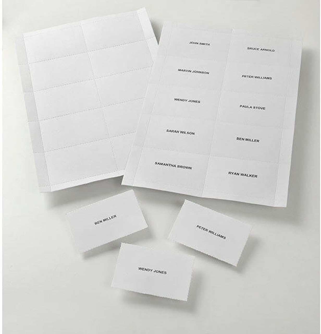 REXEL 90055 ID Convention Badge Insert Cards,250Pk image number 3