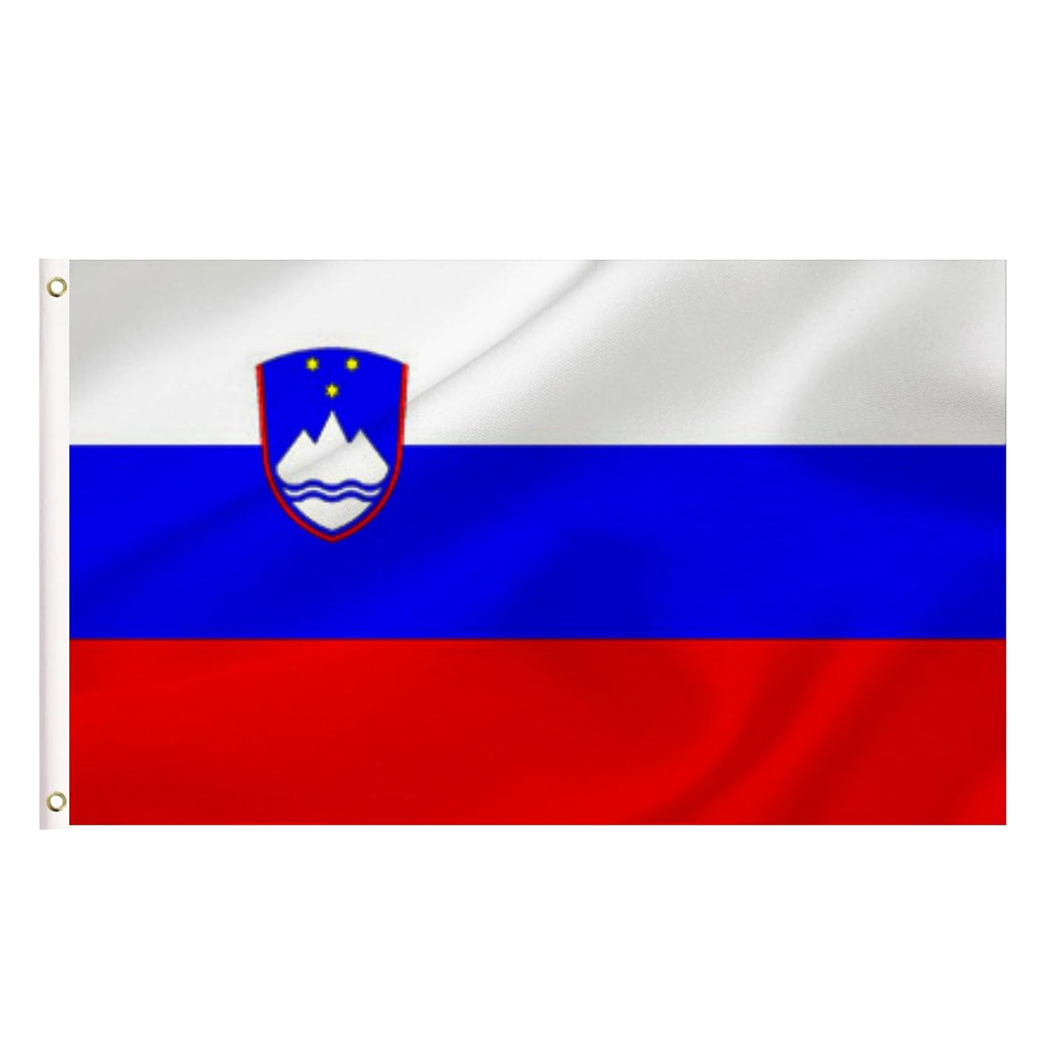 LARGE Slovenian Flag, 3X5Ft Slovenia Flags Banner for Indoor Outdoor Decoration of Canada Yards.Parade or Express Mood