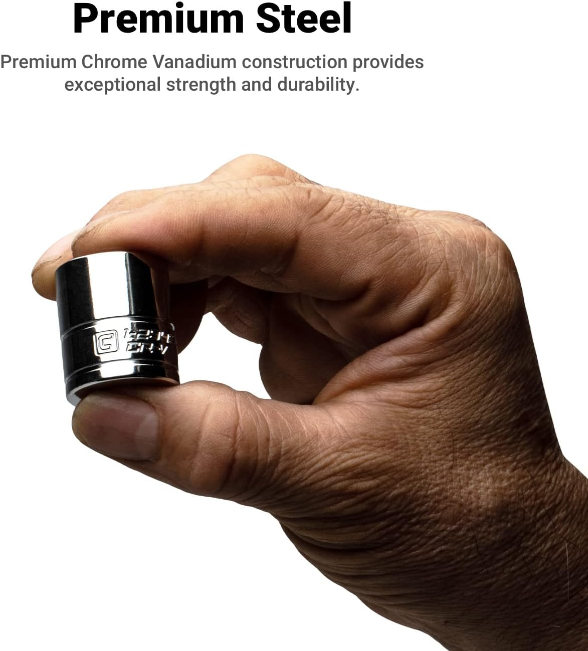 Capri Tools 3/8 In. Drive Shallow Chrome Socket Set, 6-Point, 8 to 22 Mm, 15-Piece