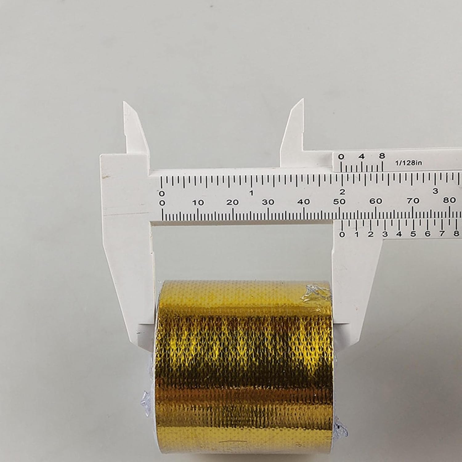 Gold Exhaust Heat Wrap,Aluminum Foil Auto Heat Wrap Roll | Easy to Use Adhesive Backed Heat Resistant Tape for Auto Dobooo image number 6