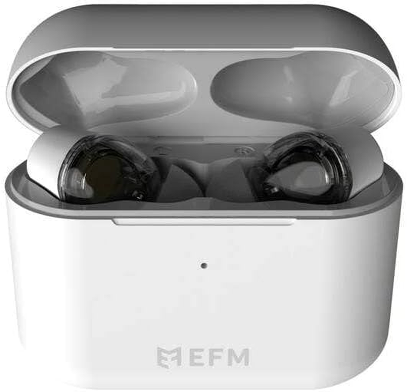 EFM TWS Atlanta Earbuds, Dual Drivers and Wireless Charging - EFEDDUL953WHI