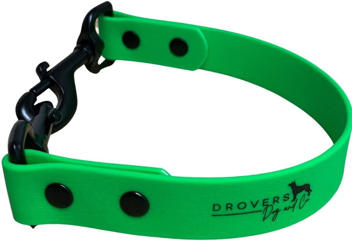 DROVERS Dog and Co Biothane Ute Tie - Super Tuff - Bright Colours - Light Weight - Handy Tie - Easy Clean (Yellow)