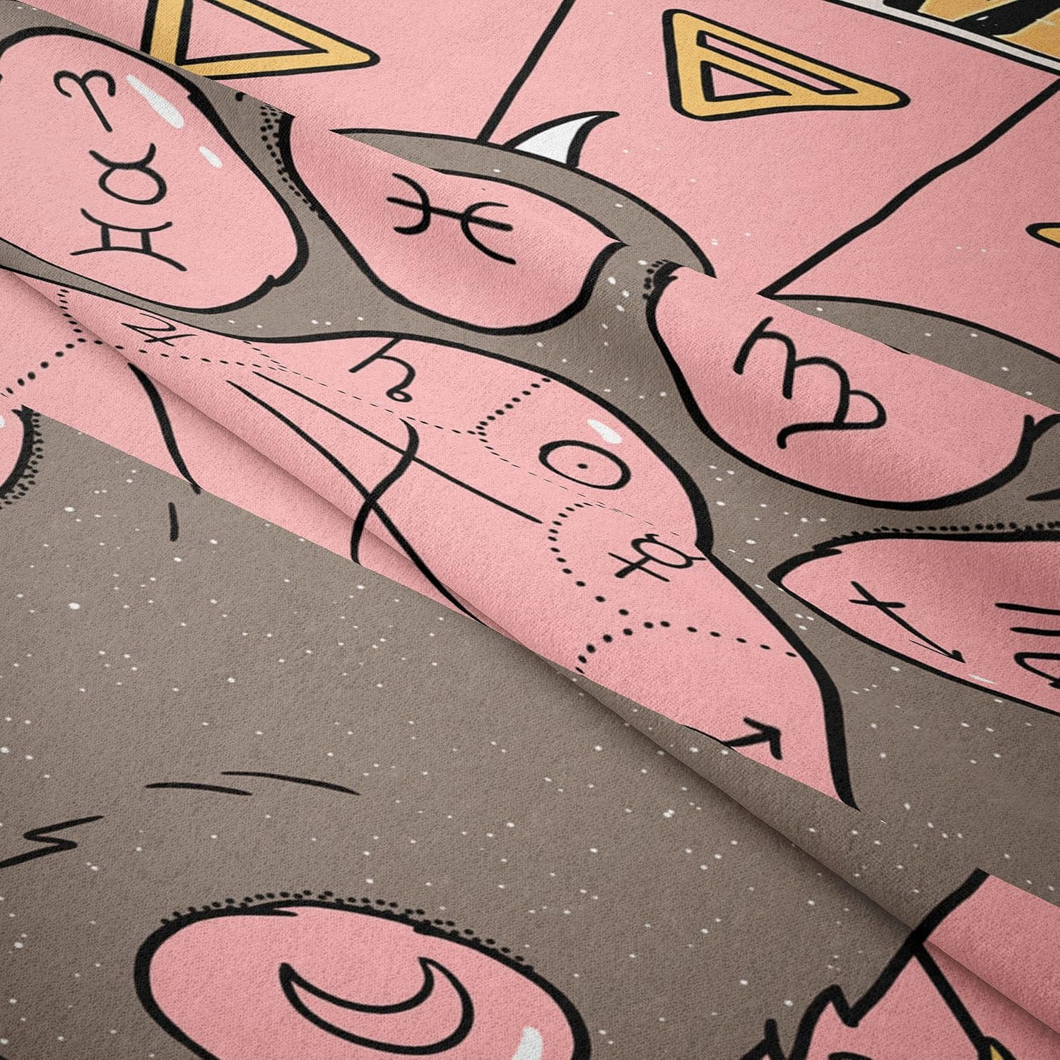 Kawaii Tapestry Kawaii Wall Decor Pink Cat Paw Tapestry Kawaii Room Decor Pink Colorful Tarot Wall Tapestry for for Bedroom Dorm Home Living Room Wall Decor (39Inches(L)*59Inches(W)) image number 5