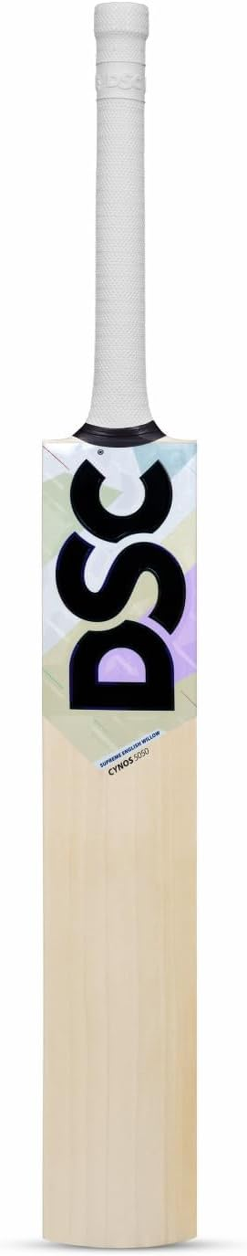 DSC Cynos 5050 English Willow Cricket Bat | Color: Beige | Size: Compact | Material: English Willow | Weight: 1080-1120Gm | Powerarc Bow Face Profile | Boasts Massive Edges image number 2