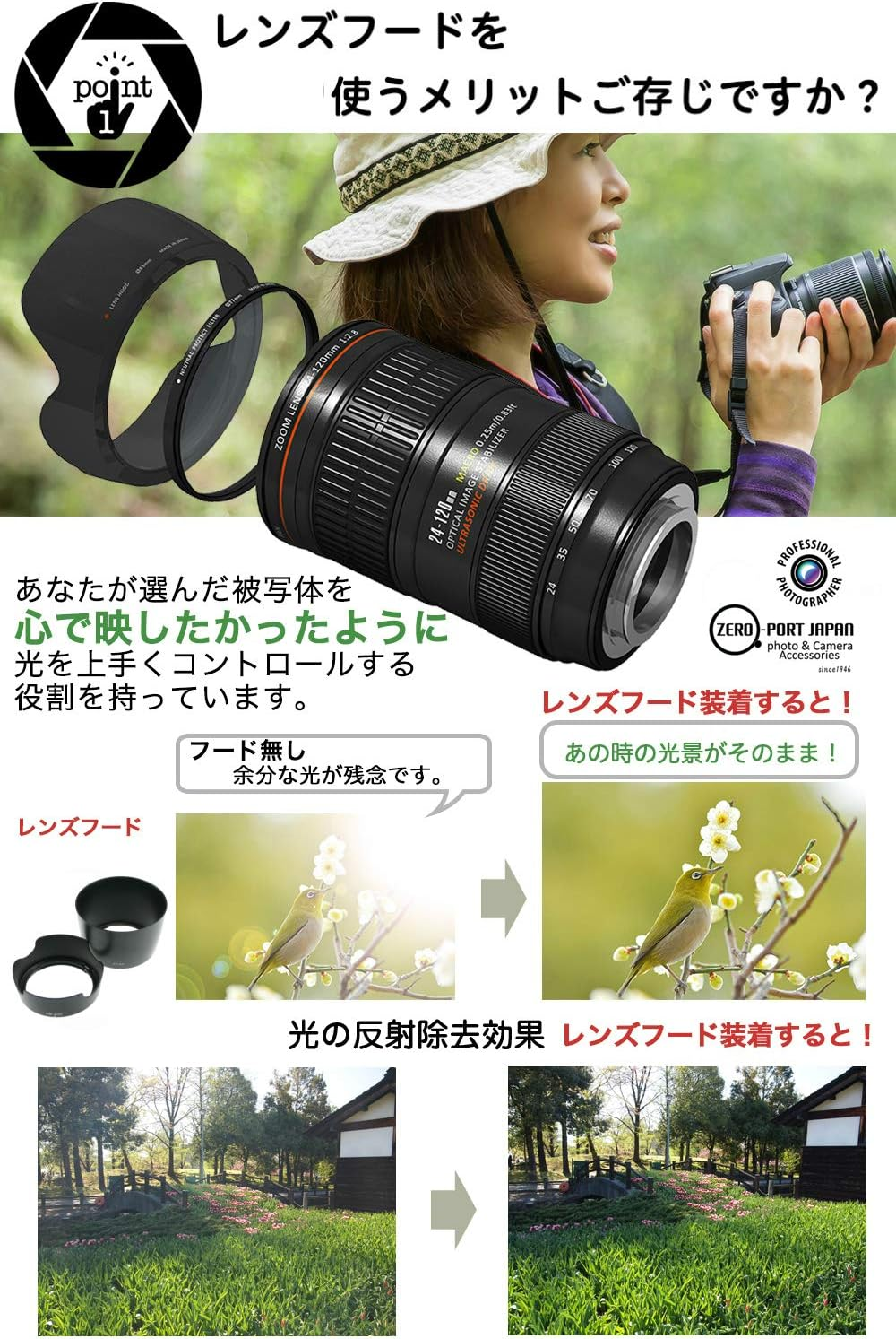 Canon EOS Kiss X9I (W) Double Zoom Kit for Lens Included, Lens Hood Set of 2 (EW-63C & ET-63) Compatible image number 1