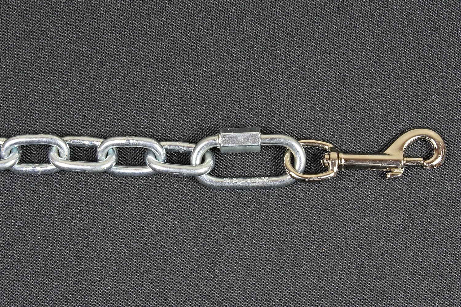 Bushwhacker - Paws N Claws Chew Proof Truck Bed Dog Tether Chain SUV Pet Leash Harness Vehicle Restraint Barrier Cable Tie Out image number 2