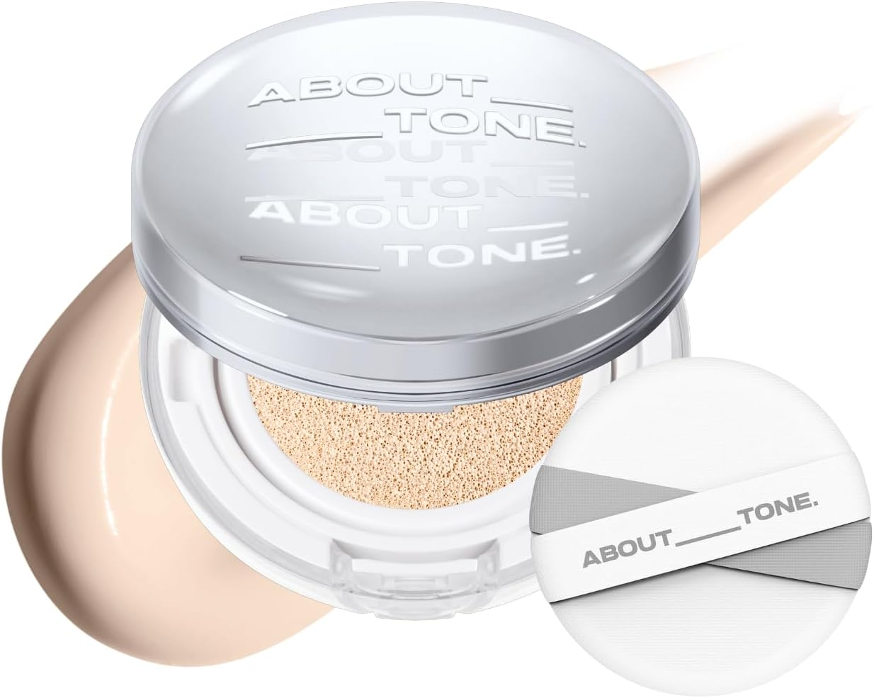 ABOUT TONE Skin Layer Fit Cushion (22 IVORY, Pack of 1) image number 3
