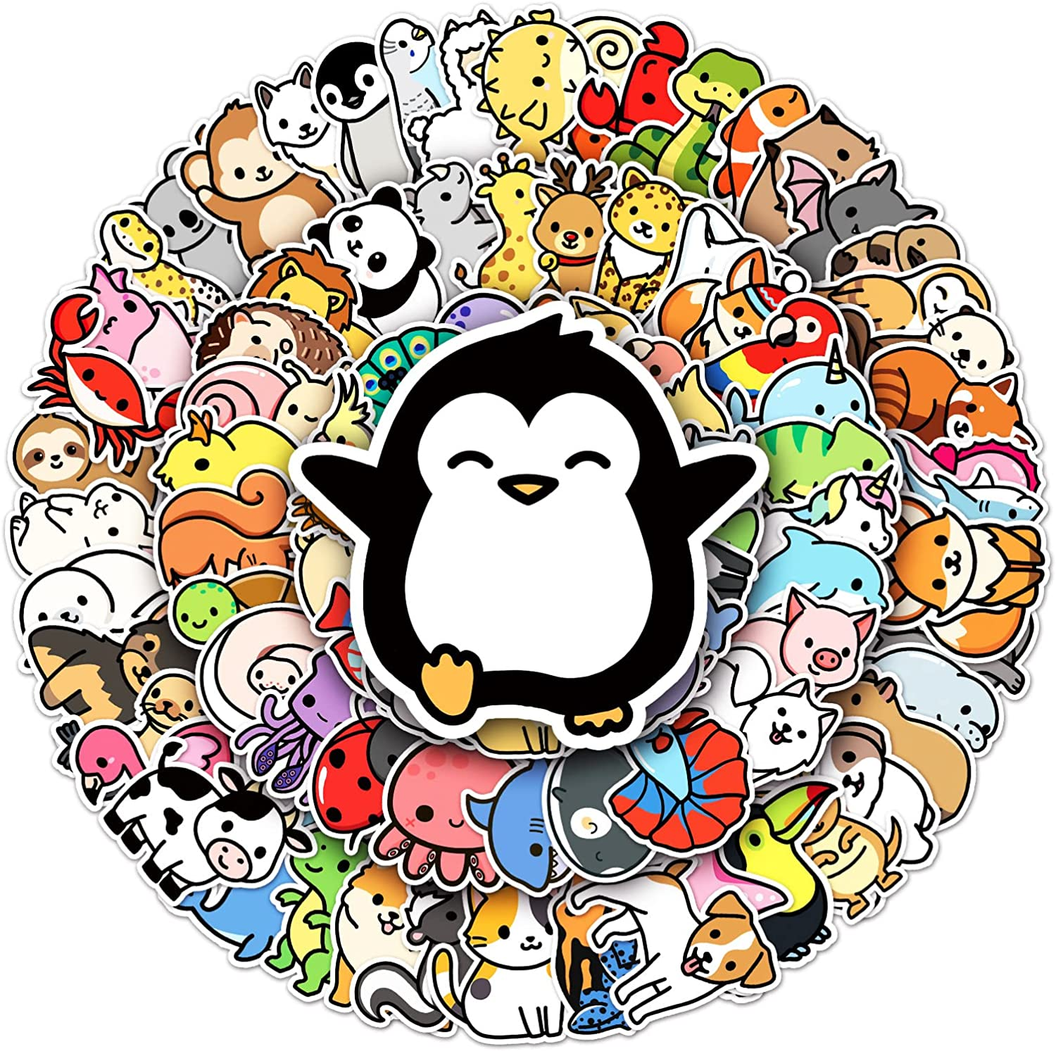 50 Packs Horse Stickers Water Bottles Laptop Phone Motorcycle Computer Guitar Skateboard Hydroflasks Cartoon Horse Vinyl Sticker Waterproof Aesthetic Trendy Decals for Teens Girls Adults