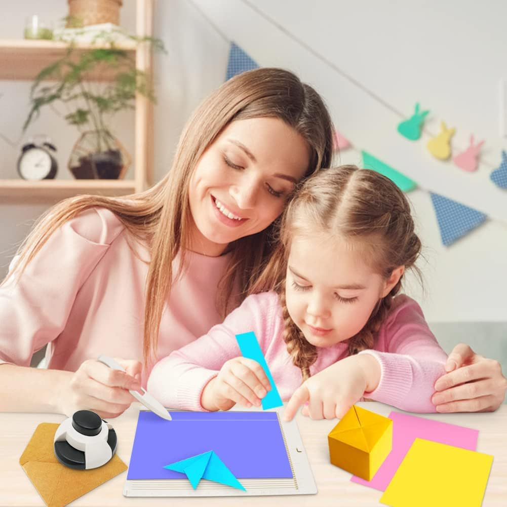 Scoring Board - Scoreboard for Paper Crafts, Scoring Tool, Envelope Maker for Papercrafts, Multipurpose Envelope Punch Boards, Small Paper Score Boards, Mini Scoreboards for Card Making image number 1