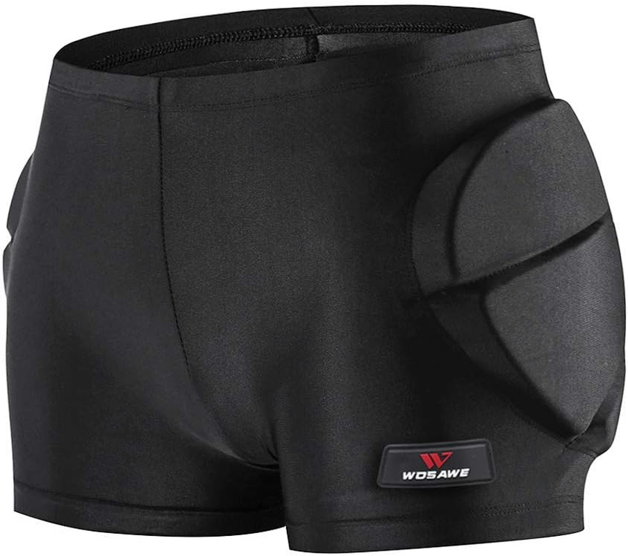 WOSAWE Youth Protective EVA Padded Shorts Hips Tailbone Protector Skating Skiing Impact Pad, Small image number 2