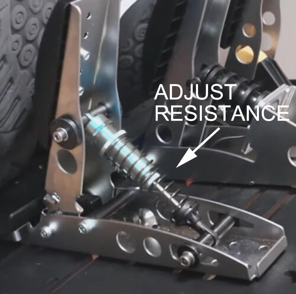 ODO LUCK Dampener Mod Improvement for Fanatec CSL Throttle/Clutch/Non-Lc (Load Cell) Pedal,Shock Absorber Mod Improvement image number 3