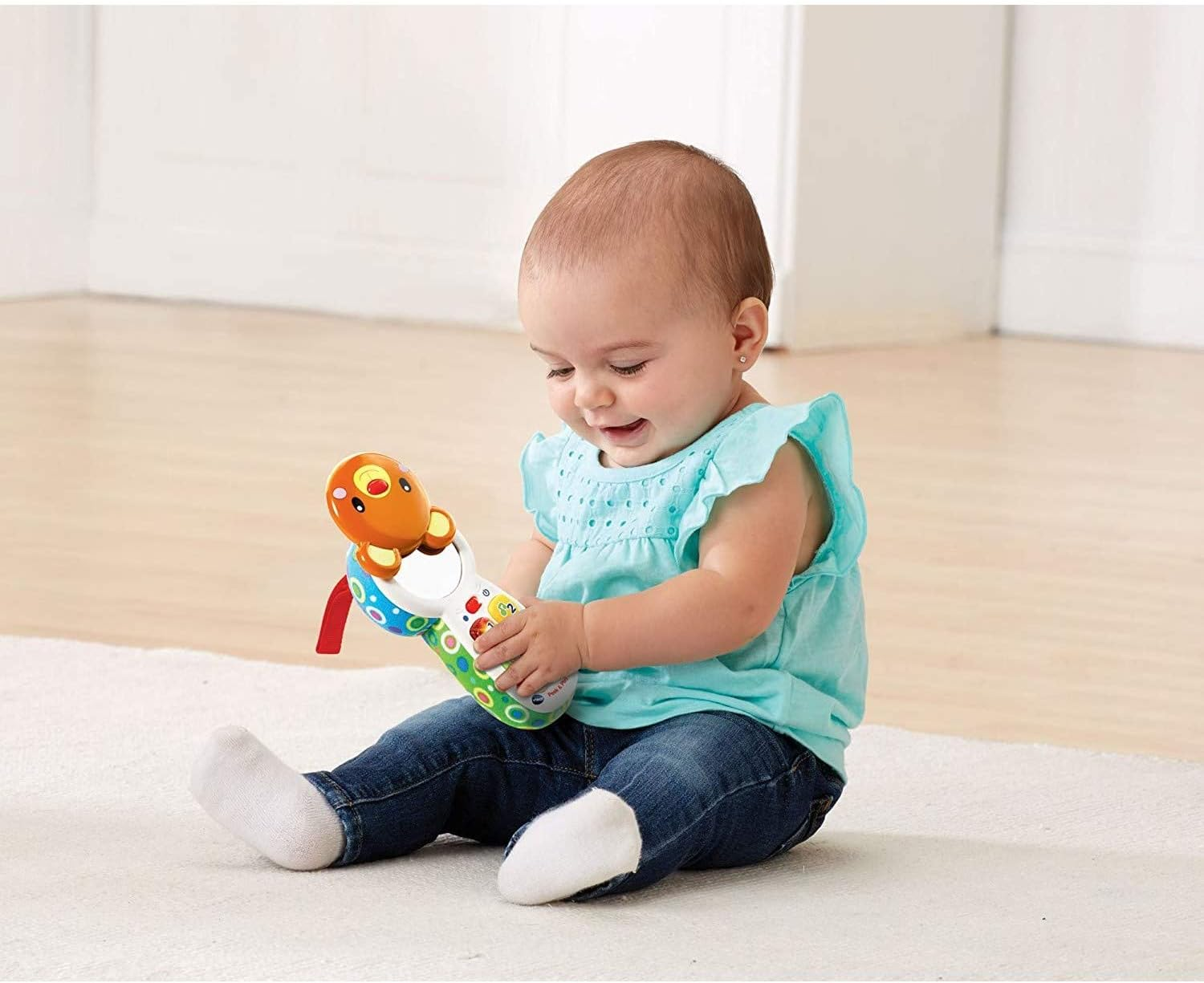 Vtech Peek & Play Phone - Electronic Learning Toys - 502703 - Multicoloured image number 2