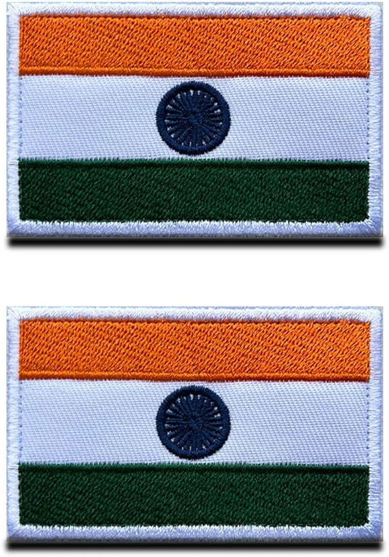 2 PCS South Africa Flag Patch Hook and Loop Embroidered National Applique Emblem Patch for Team Work Clothes Football Jersey Backpack Caps Travel Biker Tactical Military