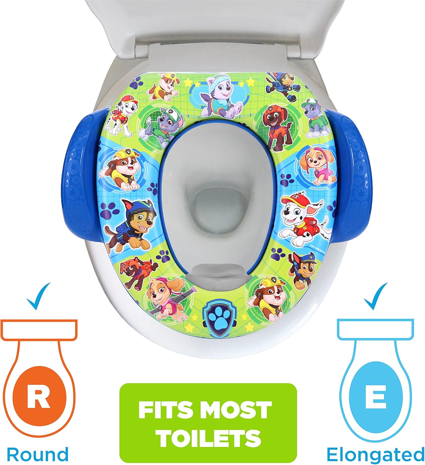 Nickelodeon PAW Patrol Mission Paw Soft Potty Seat and Potty Training Seat - Soft Cushion, Baby Potty Training, Safe, Easy to Clean image number 4