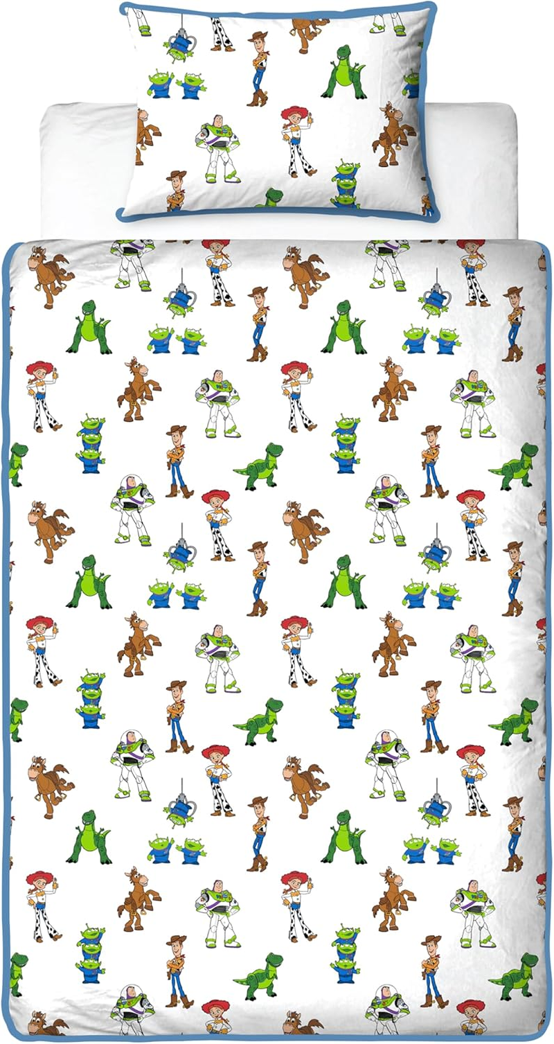Disney Toy Story Officially Licenced Single Kids Duvet Cover Set | Reversible 2 Sided Bedding Including Matching Pillow Case | Explore Design Feturing Buzz, Woody, Jessie | Polycotton image number 2