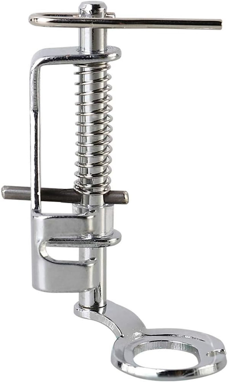 Large Metal Free Motion Quilting Darning Sewing Machine Presser Foot - Fits All Low Shank Singer, Brother, Babylock, Euro-Pro, Janome, Kenmore, White, Juki, New Home, Simplicity, Elna and More