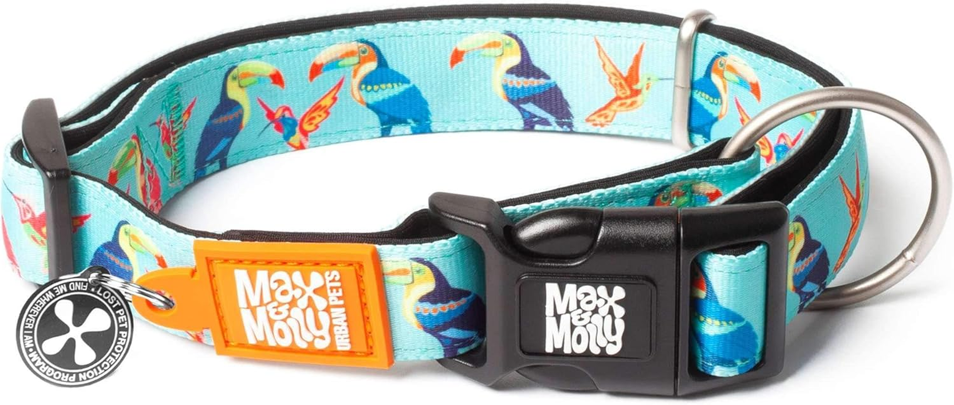 Smart ID Dog Collar (Paradise) - Medium image number 2
