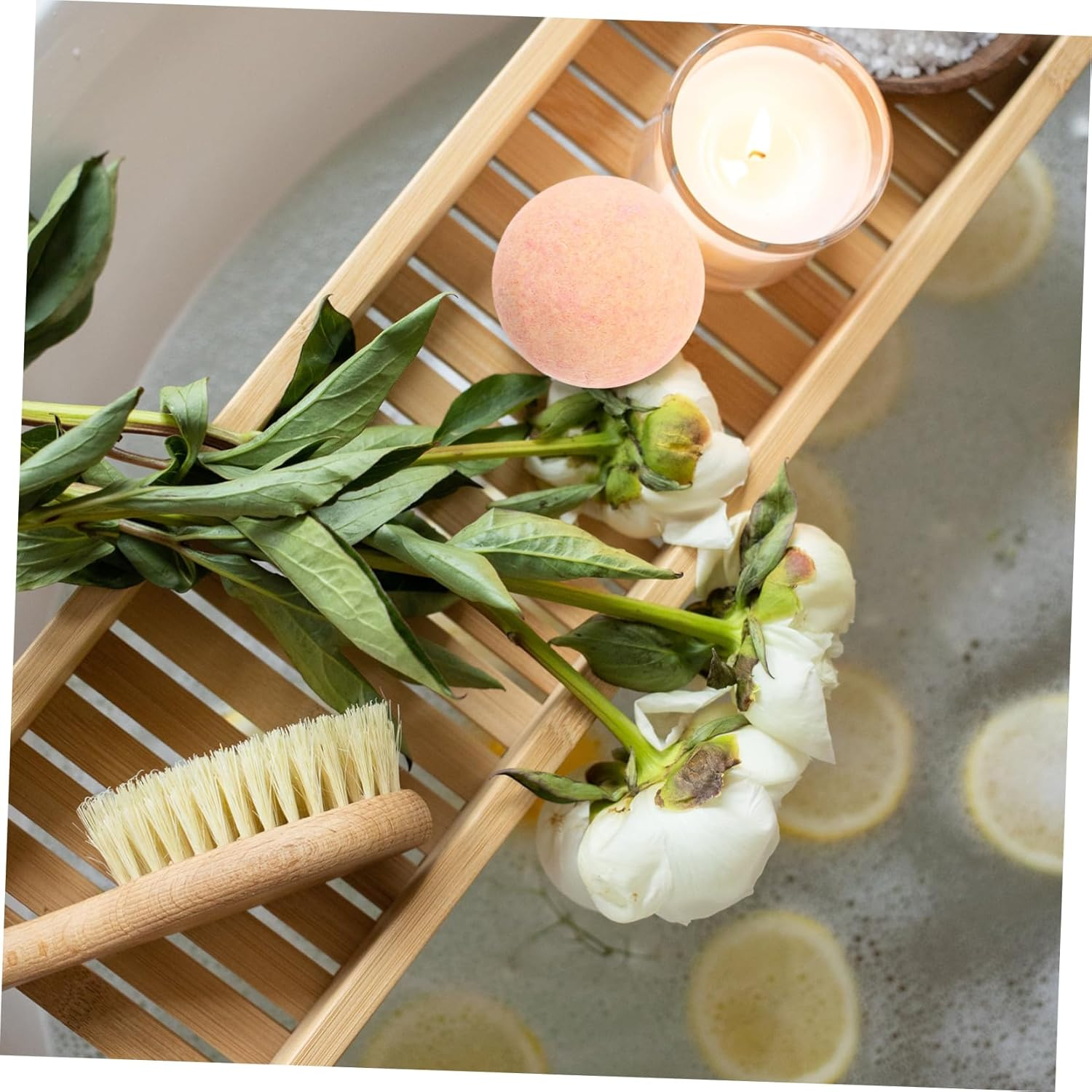 Healvian 12Pcs Spa Bath Balls Women Choice for Smooth Glowing Skin Fresh Smell for Home Travel