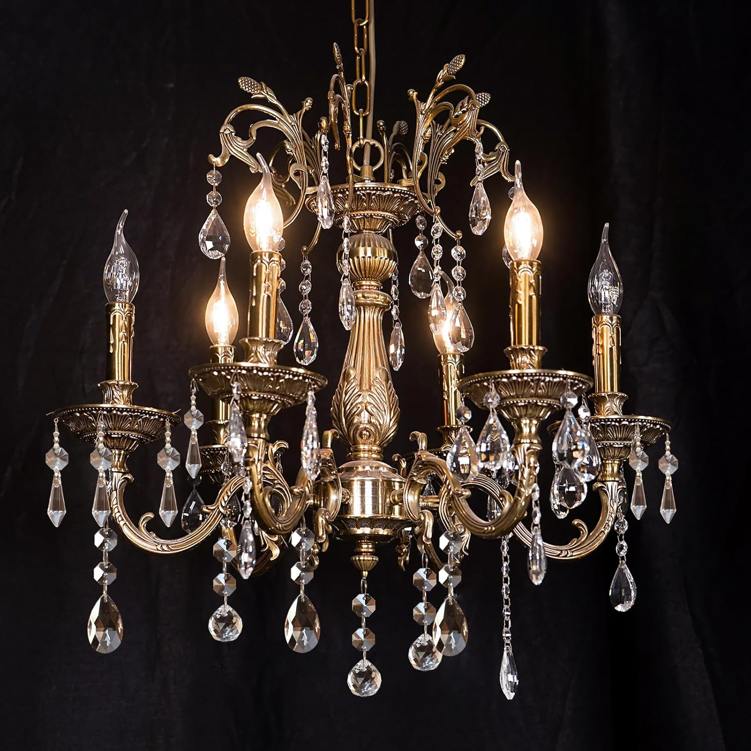 Milkary 44 Pack Chandelier Crystal Prism Replacement, 38Mm Hanging Clear Crystal Glass Bead Prisms 20Mm Chandelier Crystals Modern for Foyer Wedding Lamp Windows Christmas Tree Decoration image number 6