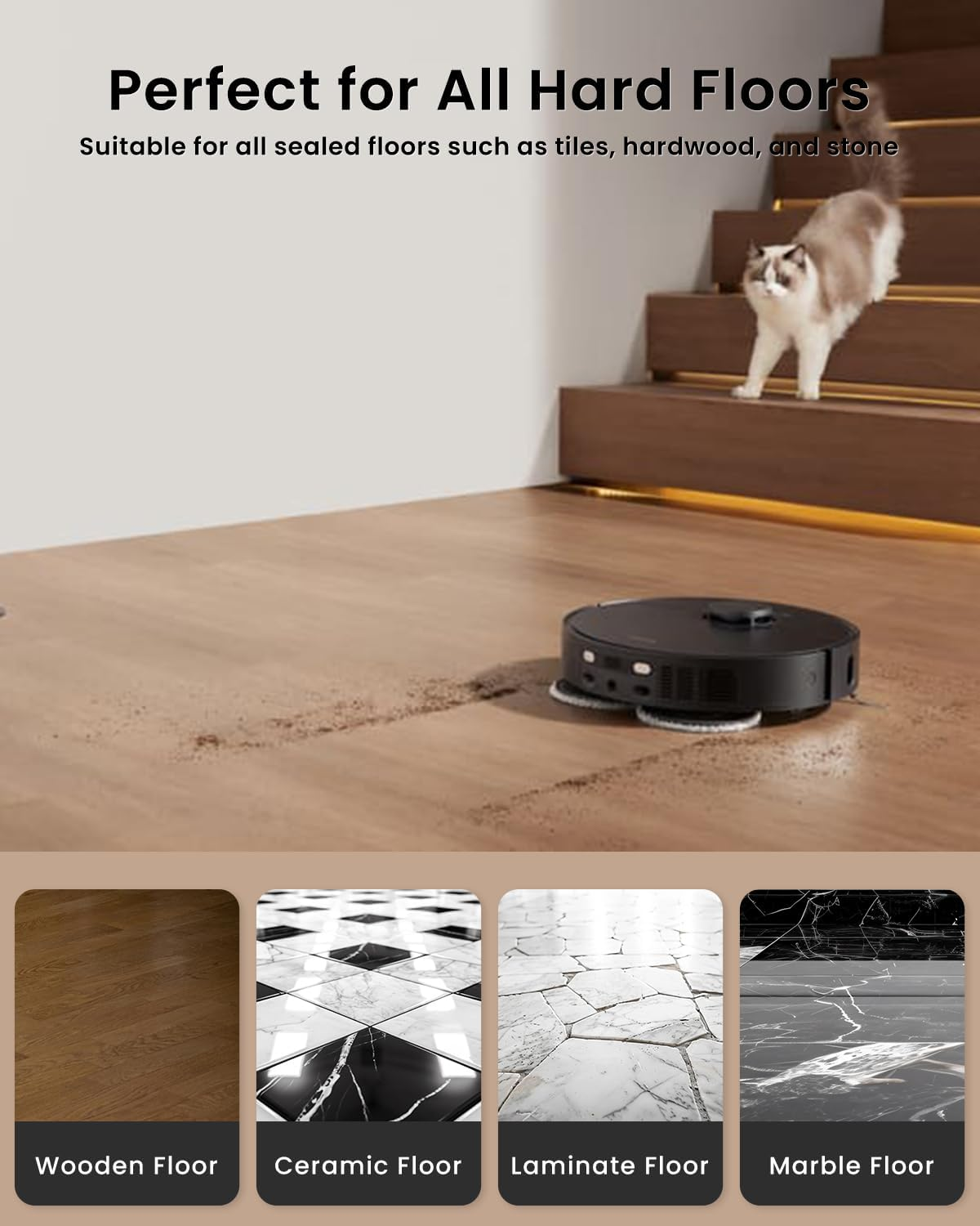 12Pcs Microfiber Mop Cloth Pad for Roborock Q Revo,Qrevo S,Qrevo Pro,Qrevo Plus,Qrevo Master,Qrevo Slim,Qrevo Curv,Qrevo Edge,Qrevo Maxv,Saros 10R,QV35A Robot Vacuum,Washable Mopping Cloth Accessories - S5 Max Mop5 image number 3