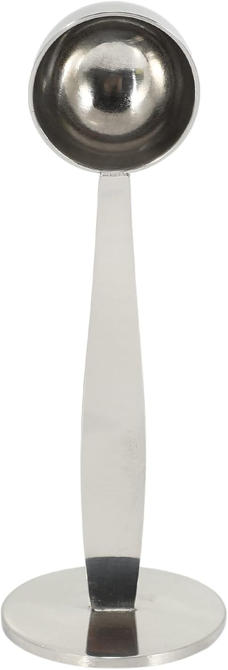 2X Espresso Stand Coffee Measure Tamper Spoon Stainless Steel Coffee & Tea Tools Measuring Tamping Scoop 1 Pieces Silver image number 3