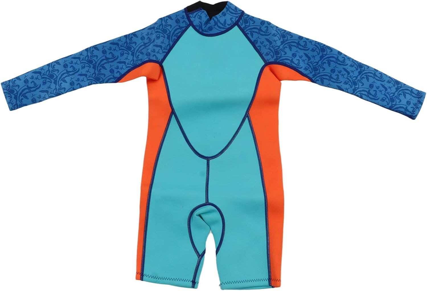 Kids Neoprene Swimsuit, Breathable Elastic Kids Diving Suit for Surfing (Size 10) image number 1