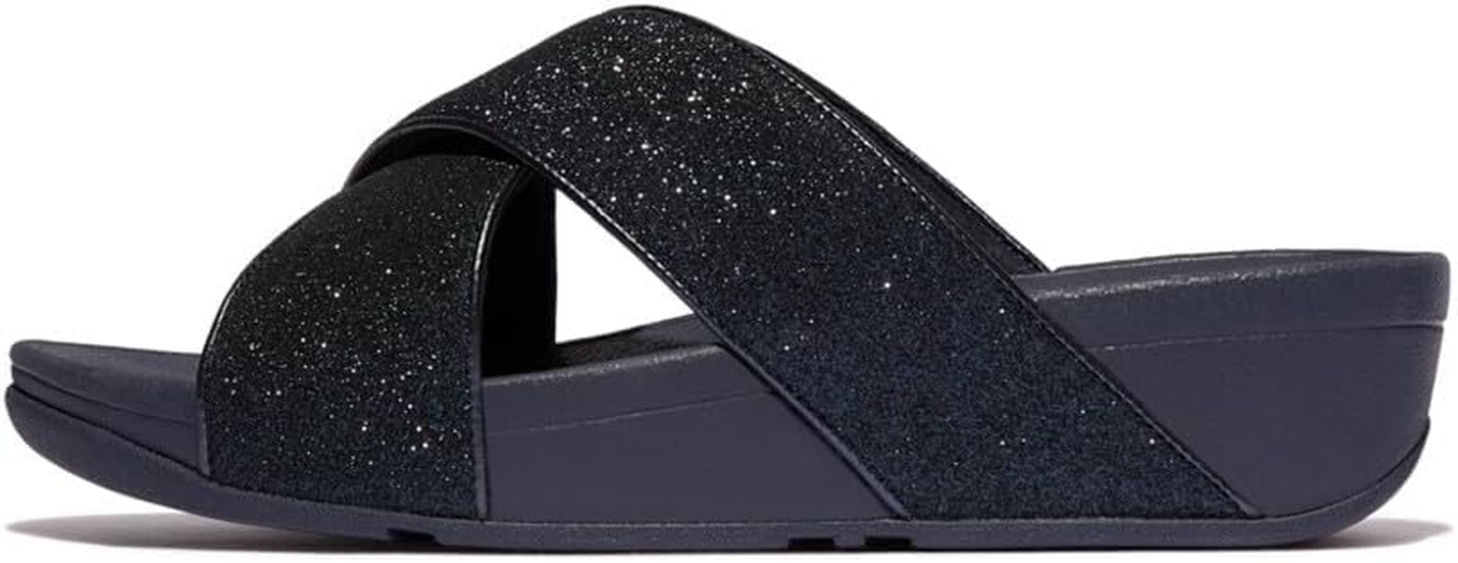 Fitflop Women'S Lulu Glitterdust Cross Slides Sandal