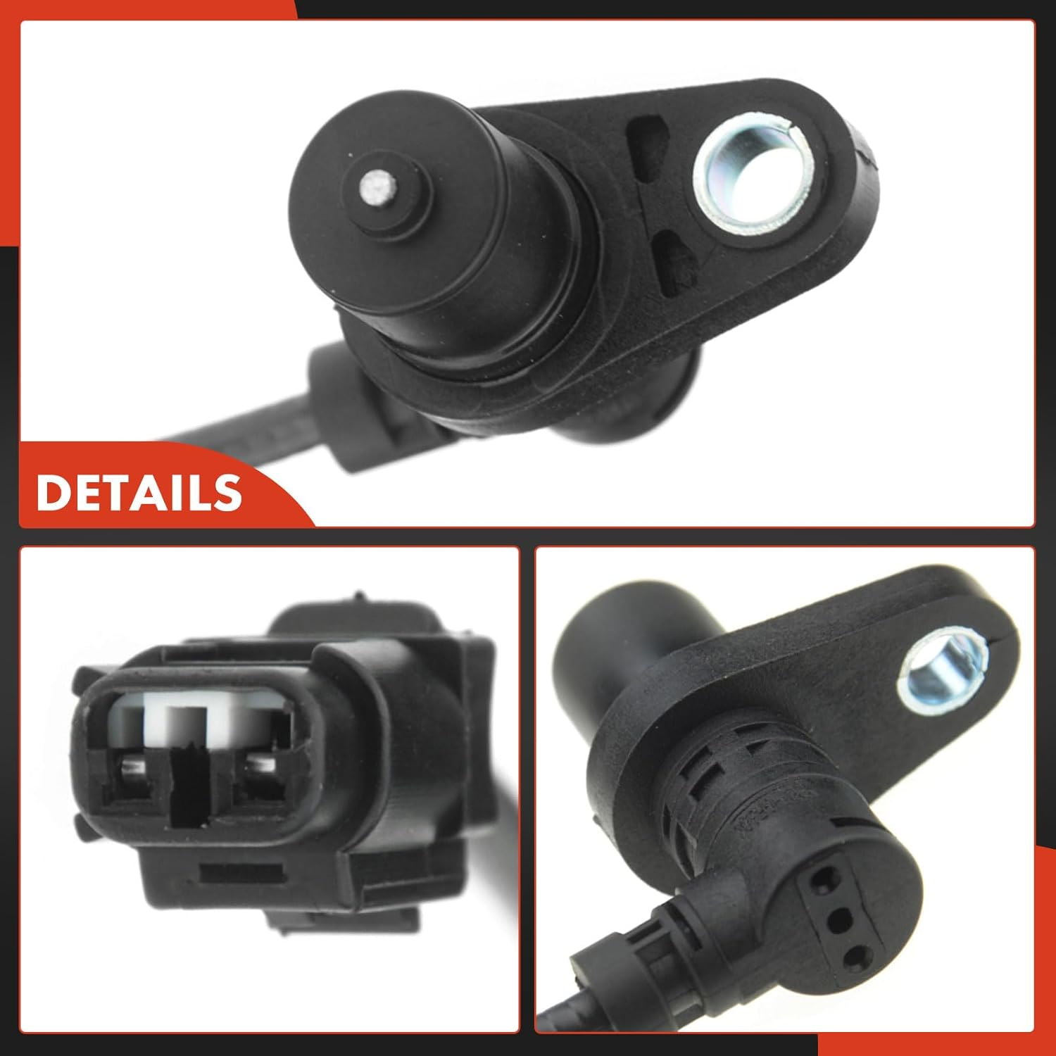 A-Premium ABS Wheel Speed Sensor Compatible with Toyota & Lexus Models - Camry 2006-2011, ES350 2007-2011 Sedan - Front Driver and Passenger Side, Replace# 89543-33080, 89542-33090 image number 4