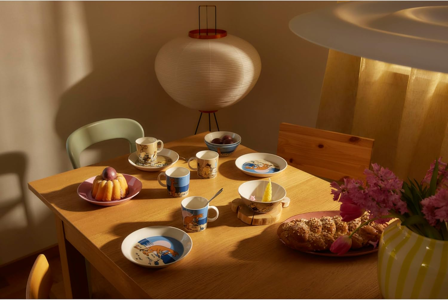 Moomin by ARABIA Classic Mug, 0.3 L., White Rat, Beige - Blue image number 4